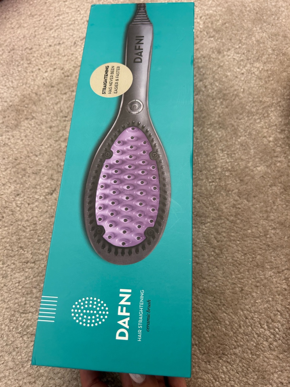 Purple Detangling Hair Brush - Paddle Style